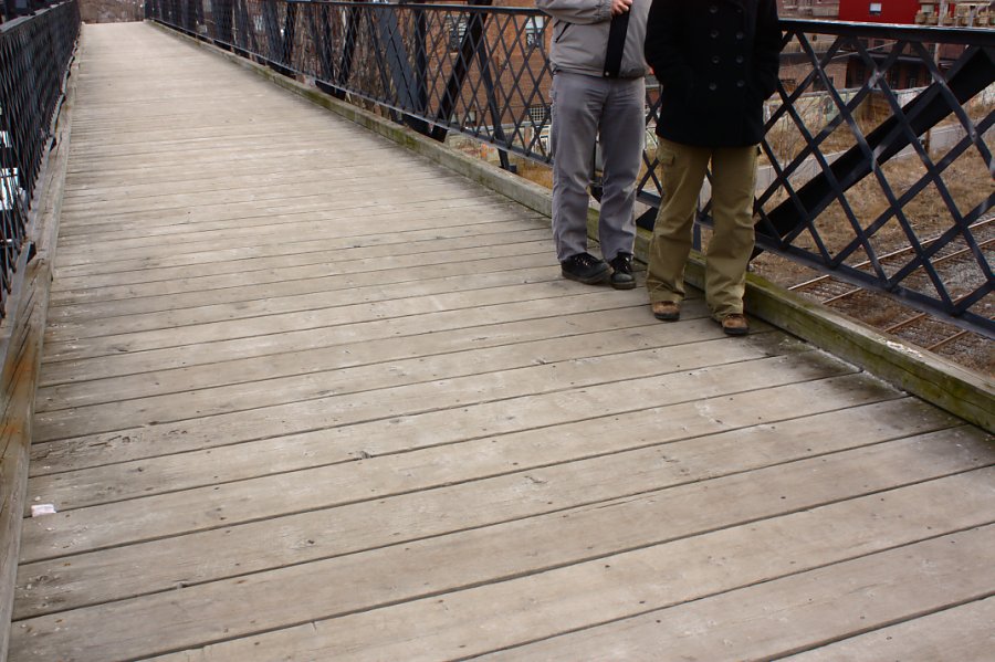 Wallace Avenue Footbridge Deck, January 23 2010