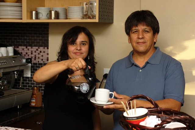 Matilda and Angel: Owners of Angel's Cafe