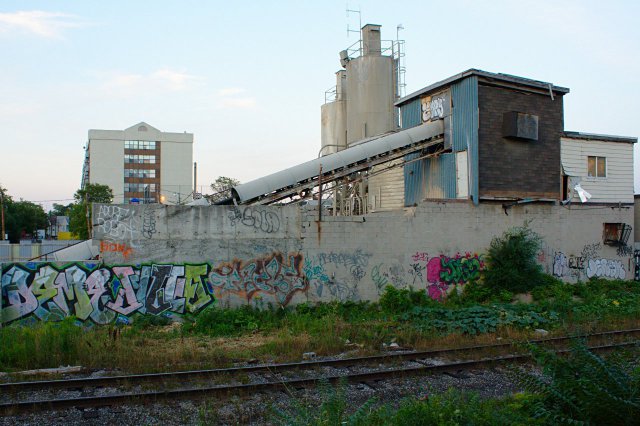 Ontario Redi-Mix: As seen from Erwin Krickhahn Park.