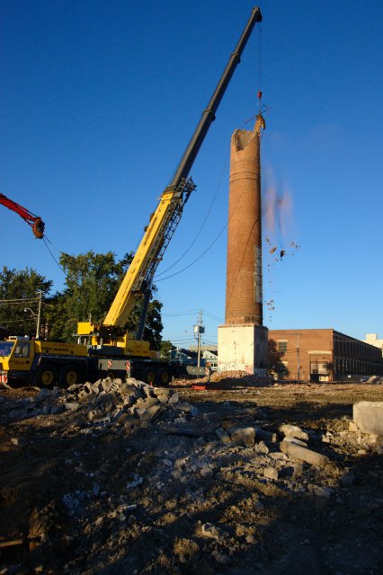 Tower Automotive Automotive Chimney Demolition