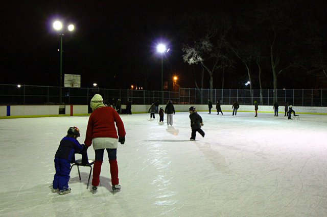 Skating: All-ages skating on the ice rink.