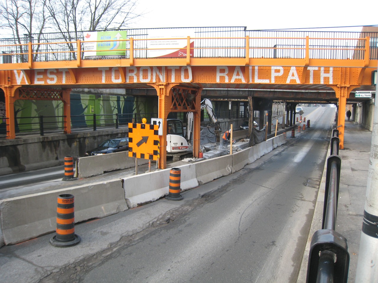 Bloor St. Bridge Construction