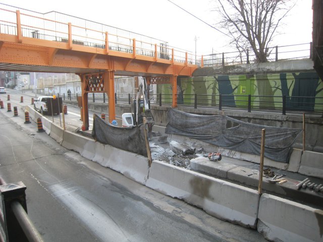 Bloor St. Bridge Construction