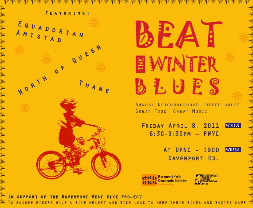 Beat the Winter Blues - Davenport West Bike Project