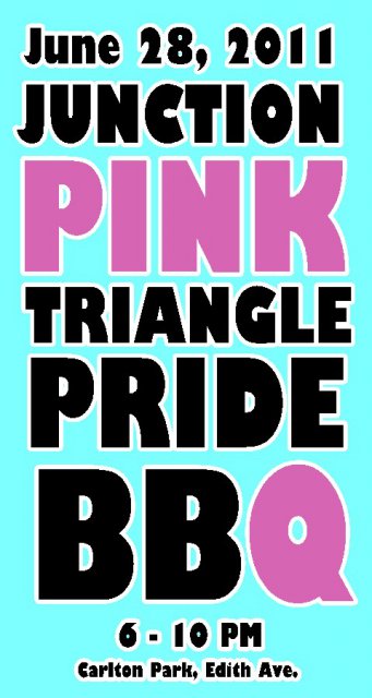 Pride BBQ Poster