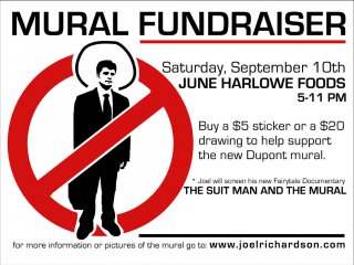 Flyer: Dupont St. Mural Fundraiser