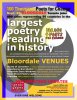 Flyer: 100 Thousand Poets For Change
