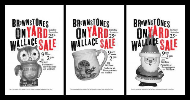 Brownstones on Wallace Garage Sale