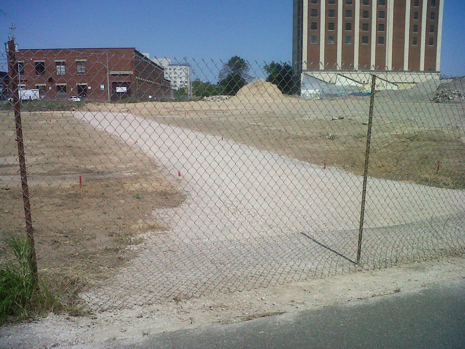 Railpath connection to Perth/Sterling, under construction