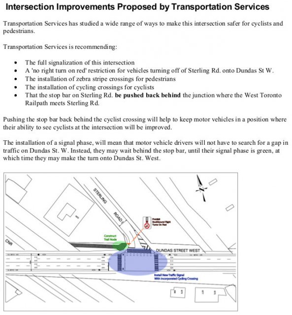 Dundas and Sterling - Proposed Changes (July 2012)