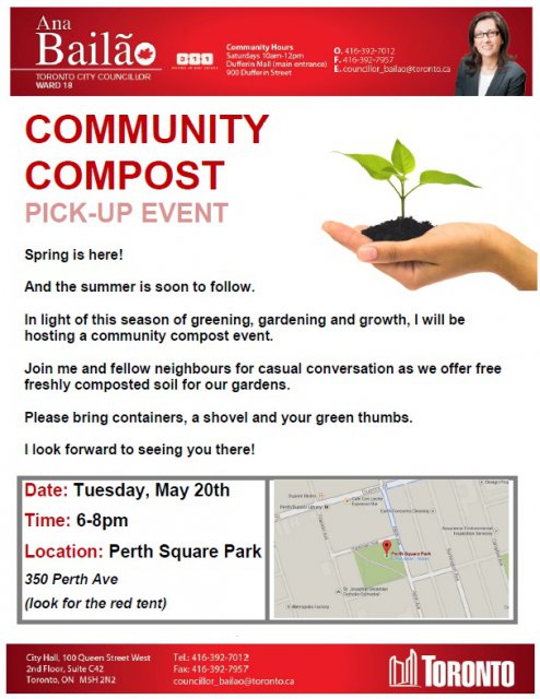 May 20 2014 - Free Compost at Perth Park