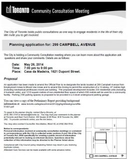 299 Campbell Ave. Meeting