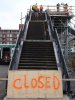 Wallace Ave. Footbridge Eastern Staircase Closed