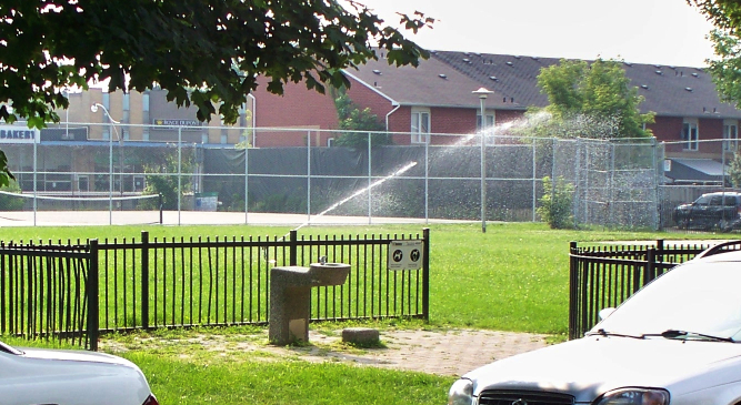 Perth Dupont Community Garden - Sprinkler