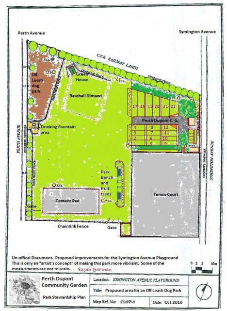 Symington Ave. Playground: Proposed Dog Park