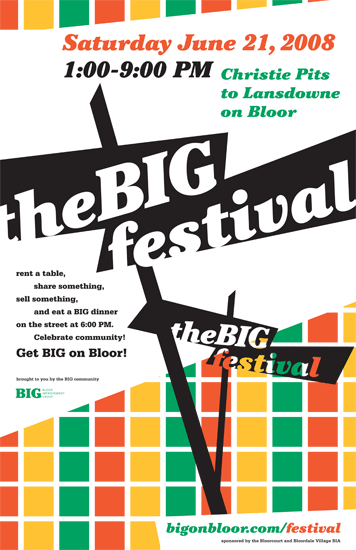 BIG on Bloor 2008 - Poster