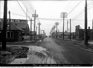 Bloor and Perth, looking west, 1923