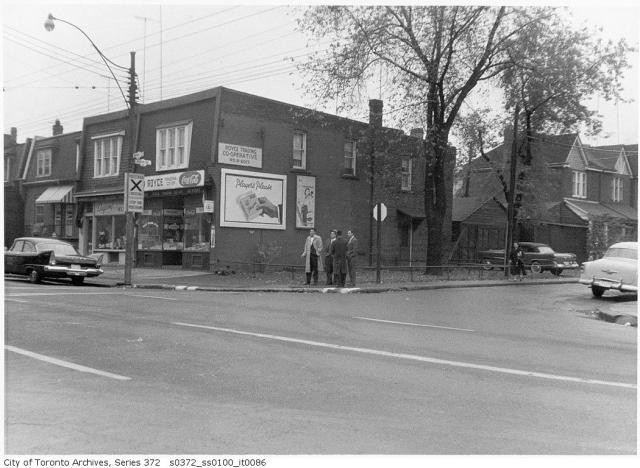 Dupont and Perth, October 23 1958: City of Toronto Archives, Fonds 200, Series 372, Subseries 100, Item 86