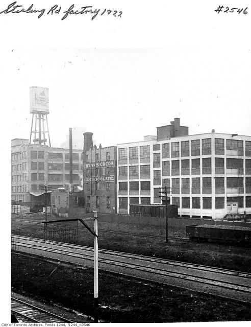 Cowan's Cocoa, Sterling Rd. 1922