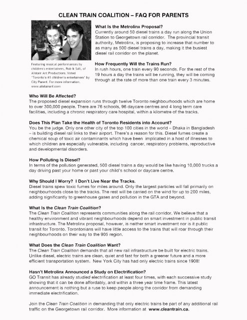 Stroller Parade FAQs
