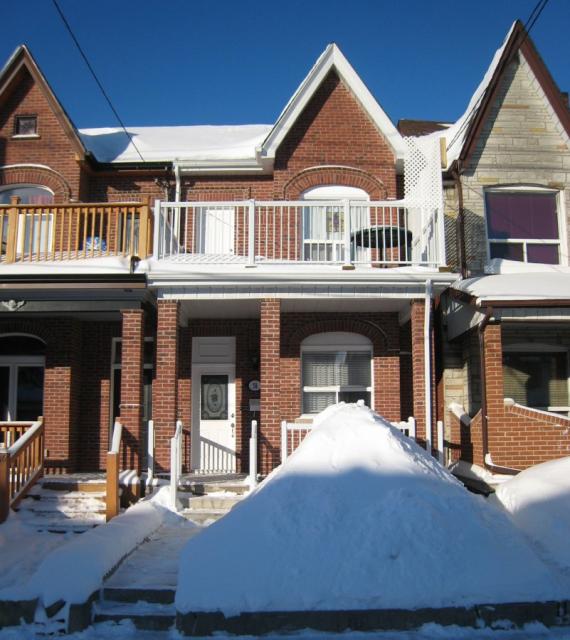 Symington Ave. houses, winter