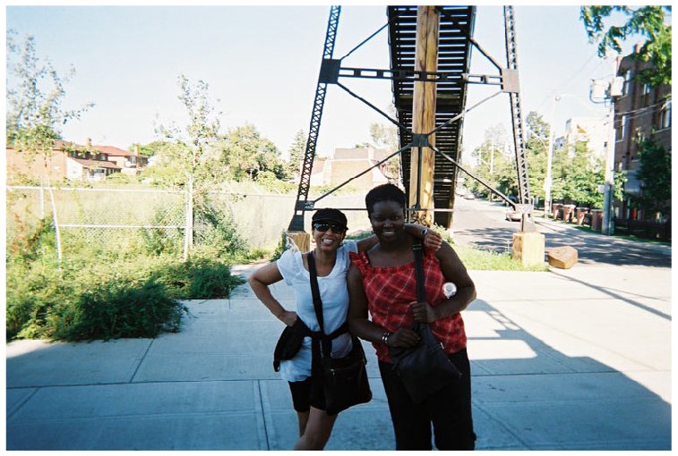 On the Railpath under the Wallace Bridge