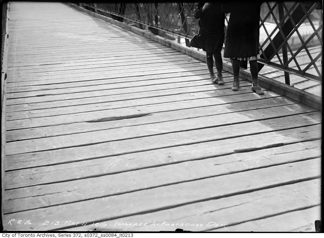 Wallace Avenue Footbridge Deck, May 11 1916