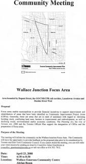 Wallace Junction Focus Area - Meeting Notice (English)